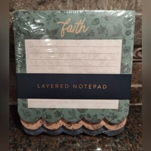 Eccolo Faith Layered Scalloped Notepad Set